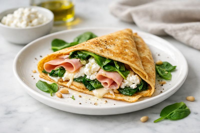 Savory Filled Crepe