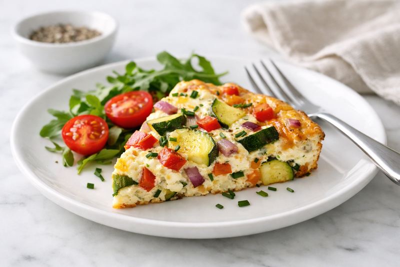 Roasted Vegetable Breakfast Frittata