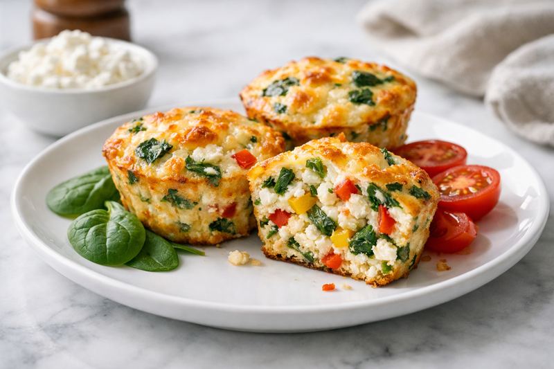 Cottage Cheese Breakfast Muffins