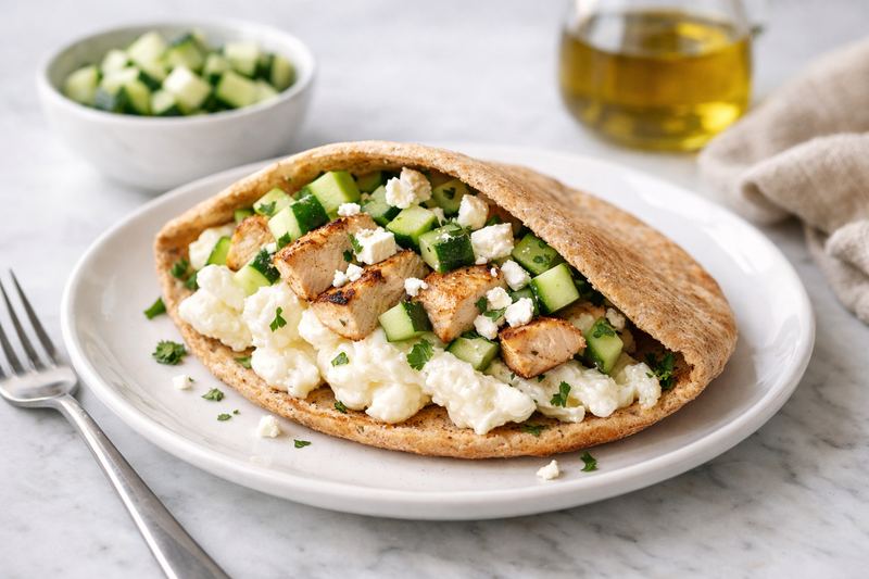 Mediterranean Breakfast Pita