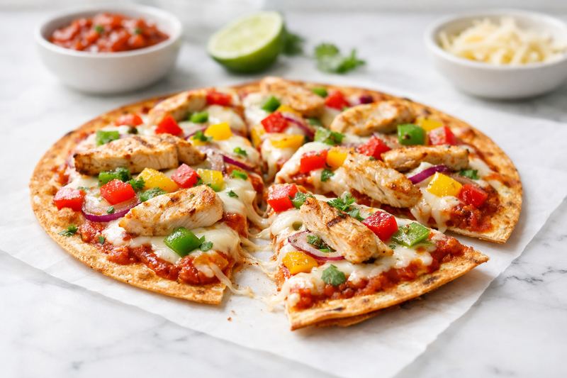 Chicken Tortilla Pizza
