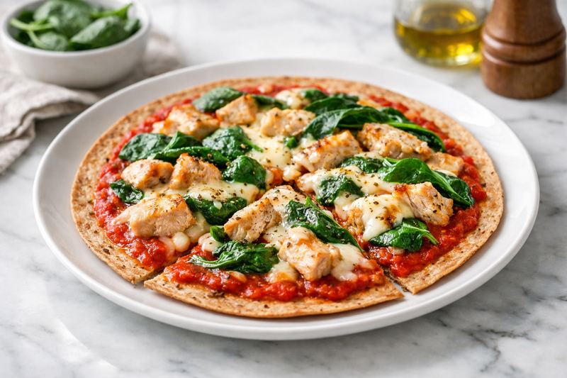 High-Protein Tortilla Pizza