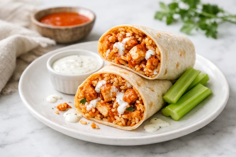 Buffalo Chicken Burrito