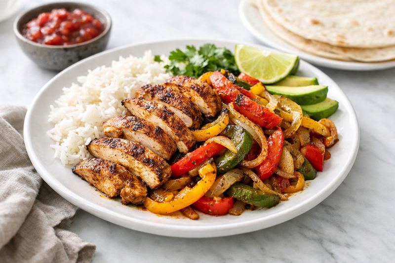Sheet-Pan Chicken Fajitas