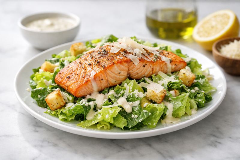 Salmon Caesar Salad