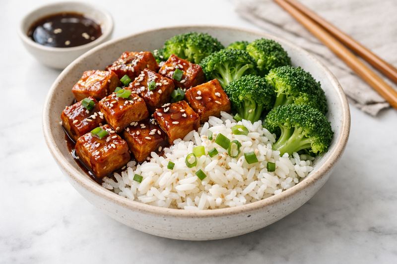 Teriyaki Tofu Bowl