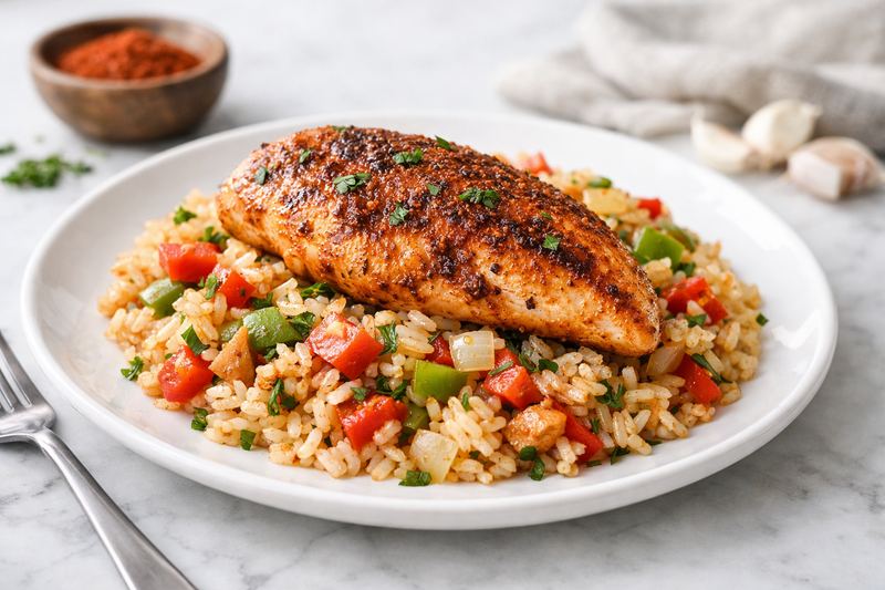 Cajun Chicken with Rice