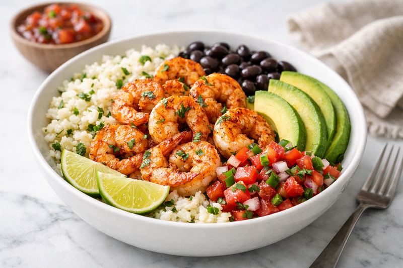 Shrimp Burrito Bowl