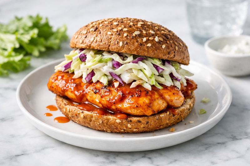 Spicy Chicken & Slaw Sandwich
