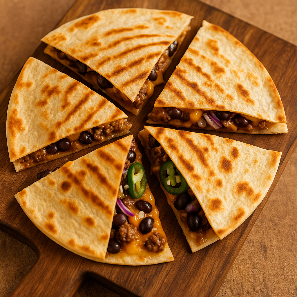High-Protein Beef Quesadilla