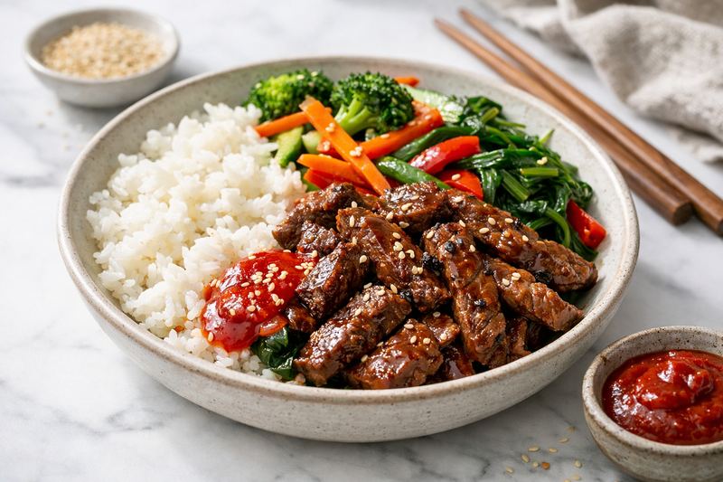 Korean-Style Beef & Veggie Bowl