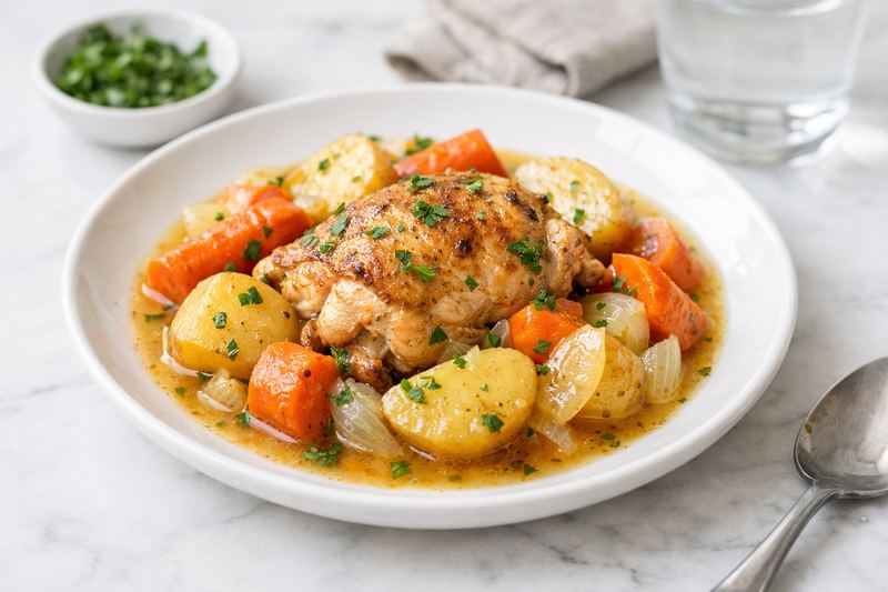 Slow Cooker Chicken Casserole