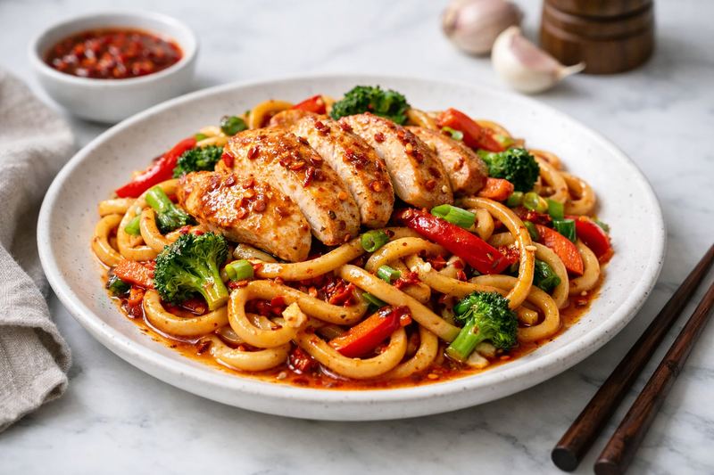 Spicy Chicken Udon