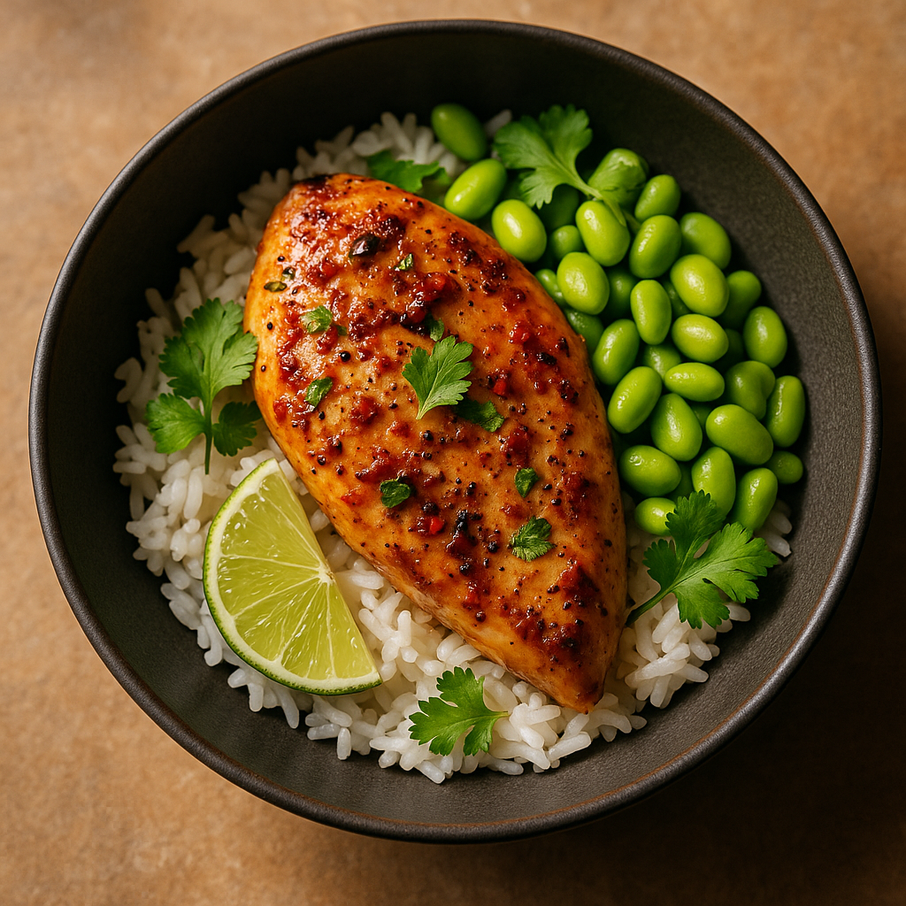 High-Protein Ginger Lemon Chicken