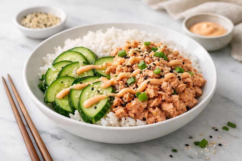 Spicy Tuna & Cucumber Bowl