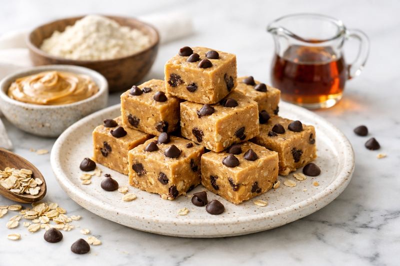 Peanut Butter Protein Fudge Bites